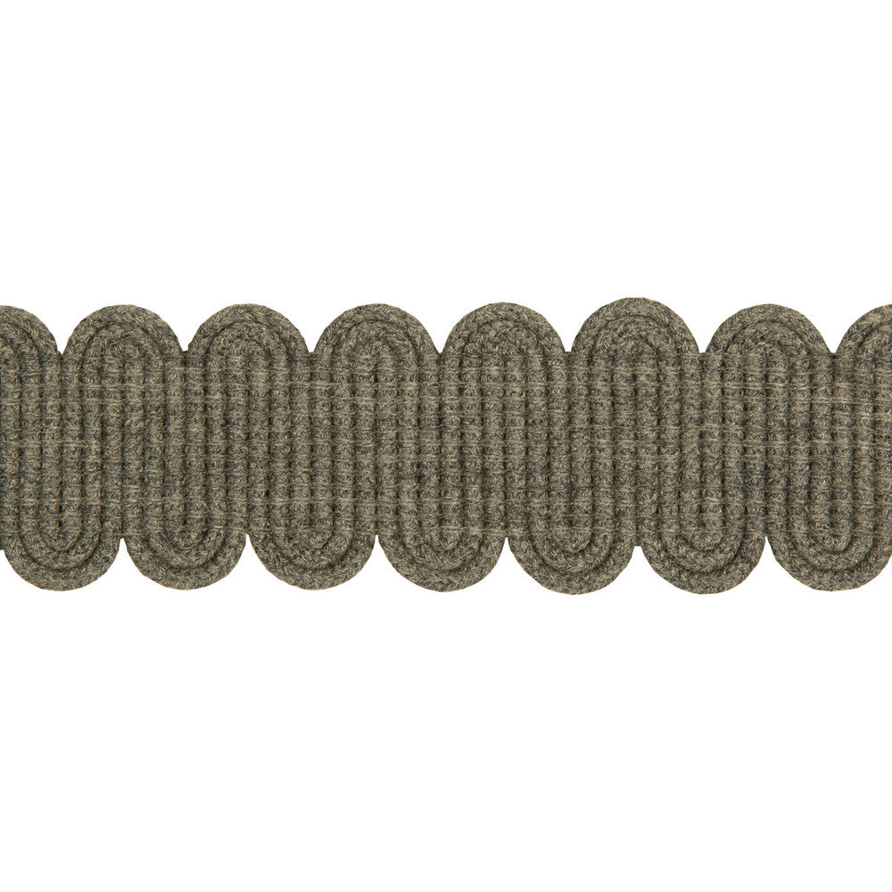 Switchback Fog by Kravet Design Trim PERFORMANCE TRIM INDOOR/OUTDOOR POLYAMIDE - 100% Germany Horizontal: 1 and Vertical: 2 - Fabric Carolina -