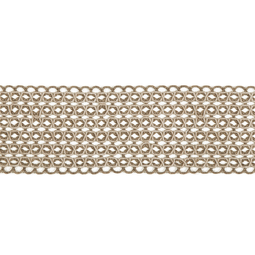 Hammock Border Sandy by Kravet Design Trim PERFORMANCE TRIM INDOOR/OUTDOOR POLYACRYLIC - 97%;POLYESTER - 3% Germany Horizontal: and Vertical: 2.76 - Fabric Carolina -