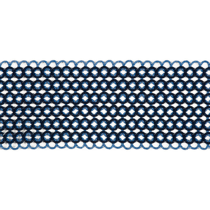 Hammock Border Nautical by Kravet Design Designer Trim PERFORMANCE TRIM INDOOR/OUTDOOR POLYACRYLIC - 97%;POLYESTER - 3% Germany Horizontal: and Vertical: 2.76 - Swanky Fabrics -
