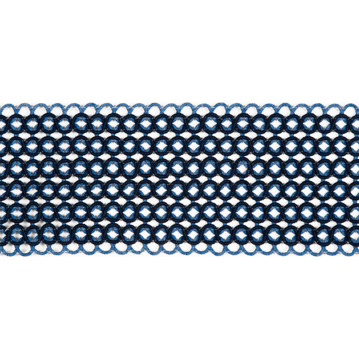 Hammock Border Nautical by Kravet Design Trim PERFORMANCE TRIM INDOOR/OUTDOOR POLYACRYLIC - 97%;POLYESTER - 3% Germany - Horizontal: - and Vertical: - 2.76 - Fabric Carolina -