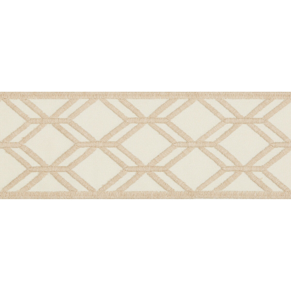 Split Rail Limestone by Kravet Design Trim PERFORMANCE TRIM INDOOR/OUTDOOR POLYACRYLIC - 98%;POLYESTER - 2% Germany - Horizontal: 3.15 and Vertical: - 3.5 - Fabric Carolina -