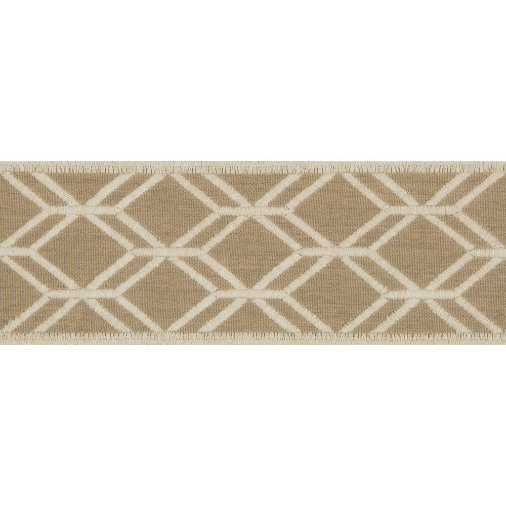 Split Rail Desert Sand by Kravet Design Trim PERFORMANCE TRIM INDOOR/OUTDOOR POLYACRYLIC - 98%;POLYESTER - 2% Germany Horizontal: 3.15 and Vertical: 3.5 - Fabric Carolina -