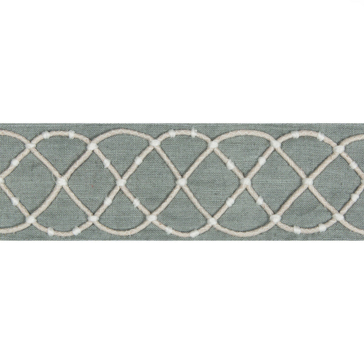 Fisherman'S Net Silver by Kravet Basics Designer Trim JEFFREY ALAN MARKS OCEANVIEW LINEN - 60%;JUTE - 30%;COTTON - 10% India - Horizontal: 3 and Vertical: 3.5 3 - Swanky Fabrics -