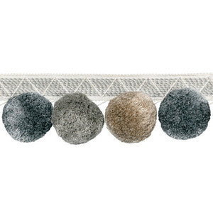 Phuket Poms Pewter by Kravet Trim