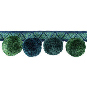 Phuket Poms Peacock by Kravet Trim