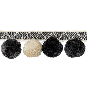 Phuket Poms Ivory/Noir by Kravet Trim