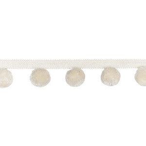 Paradise Poms Ivory by Kravet Trim