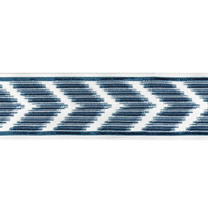 Chevron Velvet Tape Ink by Kravet Trim