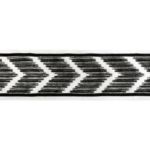 Chevron Velvet Tape Noir by Kravet Trim