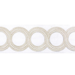 Looped Tape Light Silver by Kravet Trim