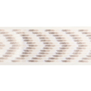 Chevron Wide Tape Stone T30839.1611.0 by Kravet Couture Trim