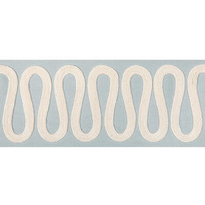 Wiggle Wide Tape Sky T30840.115.0 by Kravet Couture Trim