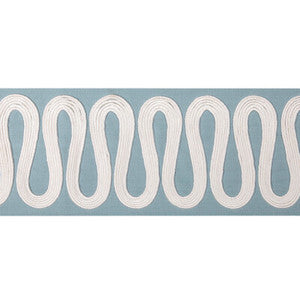 Wiggle Wide Tape Delft T30840.515.0 by Kravet Couture Trim
