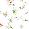 ORCHID TRAIL - White by Thibaut Wallpaper