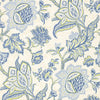 JACOBEAN TRAIL - Blue on Green by Thibaut Wallpaper