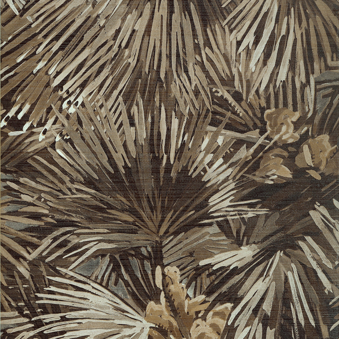 PALMIER - Brown by Thibaut Wallpaper