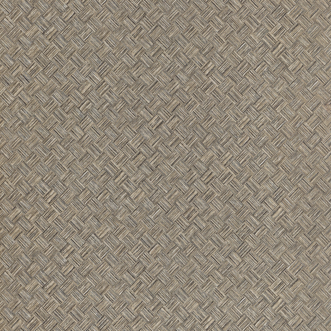 SADDLE WEAVE - Taupe by Thibaut Wallpaper