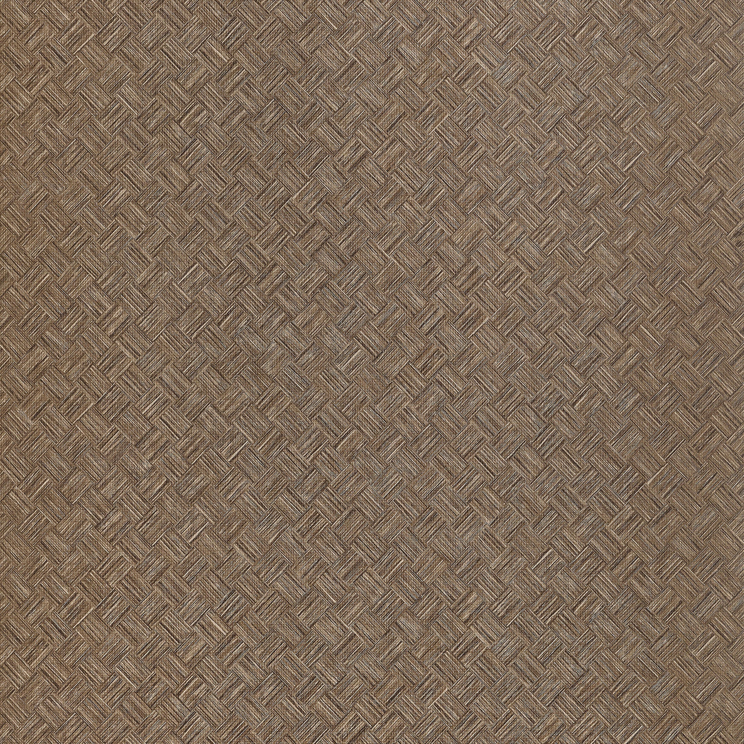 SADDLE WEAVE - Brown by Thibaut Wallpaper
