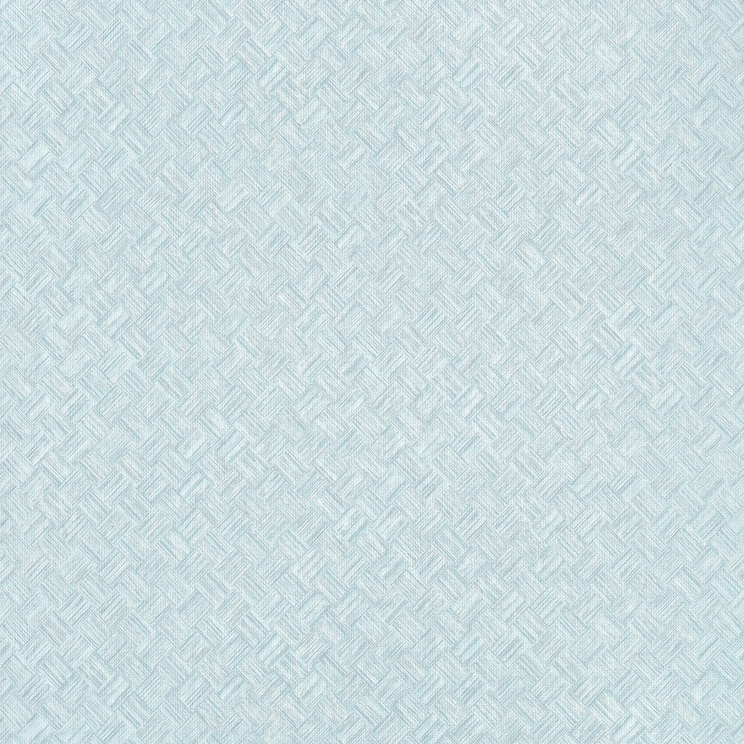 SADDLE WEAVE - Powder Blue by Thibaut Wallpaper