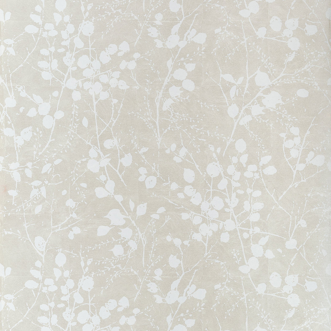 KATAMARI BUD - Pearl and White by Thibaut Wallpaper