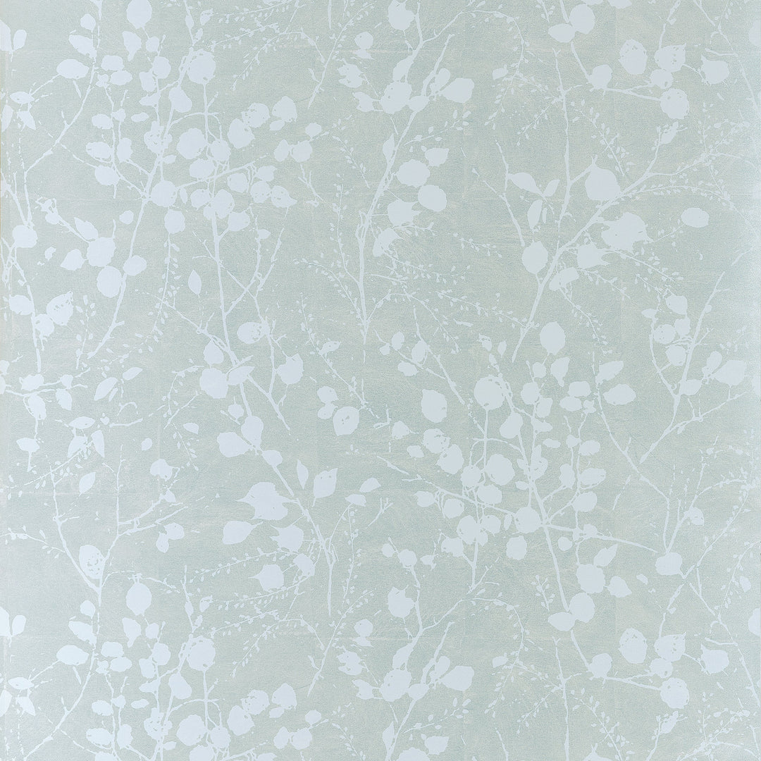 KATAMARI BUD - Powder Blue and White by Thibaut Wallpaper