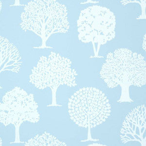 Russell Square Blue T35109 by Thibaut Wallpaper