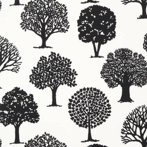 Russell Square Black and White T35112 by Thibaut Wallpaper