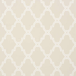Stanbury Trellis Beige T35119 by Thibaut Wallpaper
