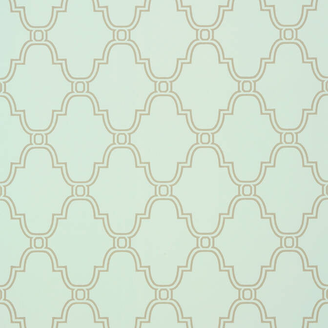 Stanbury Trellis Linen on Aqua T35120 by Thibaut Wallpaper Thibaut Wallpaper Stanbury Trellis Linen on Aqua T35120Wallpaper Graphic Resource Wallpaper U.S.A. </p><p>Repeat: V: 25.25 27 - Fabric Carolina -