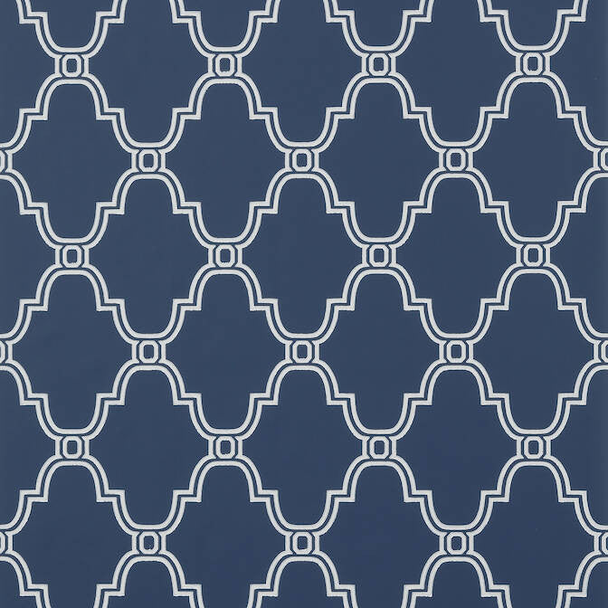 Stanbury Trellis Navy T35124 by Thibaut Wallpaper Thibaut Wallpaper Stanbury Trellis Navy T35124Wallpaper Graphic Resource Wallpaper U.S.A. </p><p>Repeat: V: 25.25 27 - Fabric Carolina -