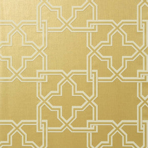 Pierson Metallic Gold T35133 by Thibaut Wallpaper