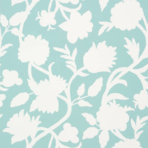 Cabrera Aqua T35138 by Thibaut Wallpaper