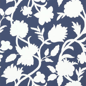 Cabrera Navy T35141 by Thibaut Wallpaper