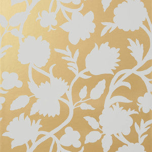 Cabrera Metallic Gold T35156 by Thibaut Wallpaper