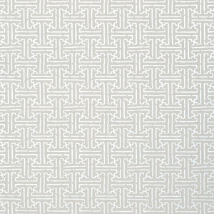 Taza Metallic Silver on Grey T35166 by Thibaut Wallpaper