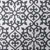 Allison Black on Metallic Silver T35177 by Thibaut Wallpaper