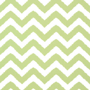 Widenor Chevron Green T35190 by Thibaut Wallpaper