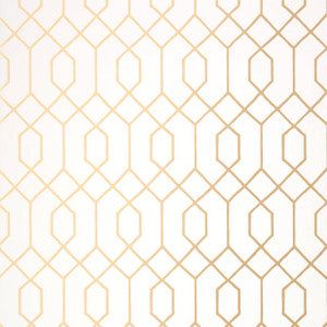La Farge Metallic Gold T35196 by Thibaut Wallpaper