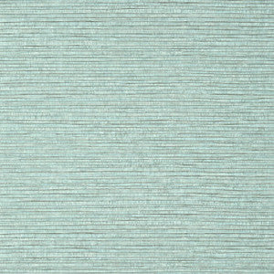 Woody Grass Aqua and Grey T351 by Thibaut Wallpaper