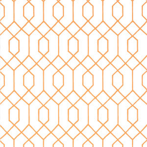 La Farge Orange T35200 by Thibaut Wallpaper