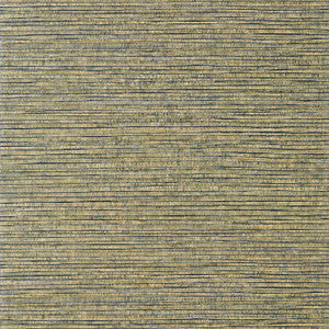 Woody Grass Metallic Gold and Silver T353 by Thibaut Wallpaper