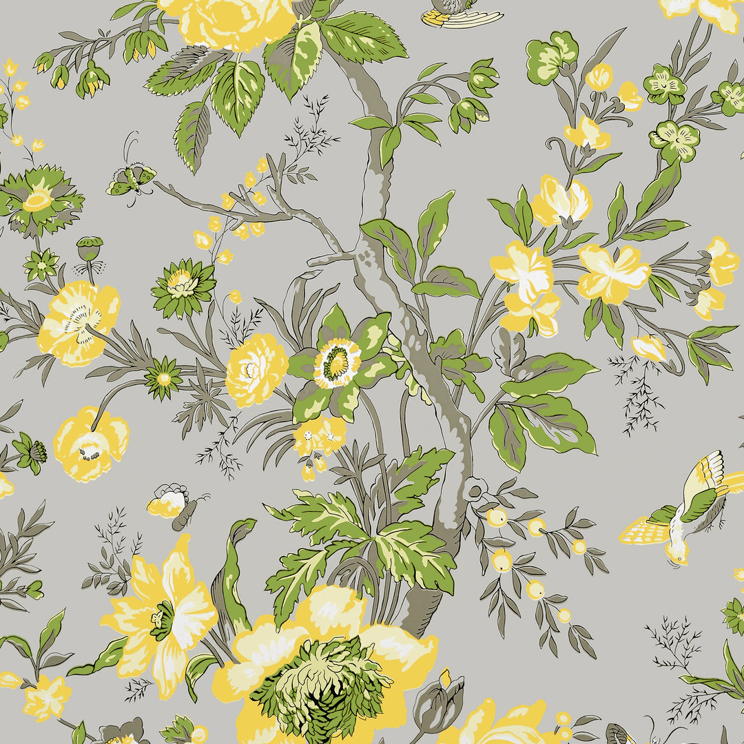 NEMOUR - Grey by Thibaut Wallpaper