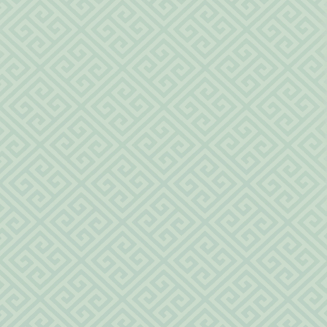 MAZE - Aqua by Thibaut Wallpaper