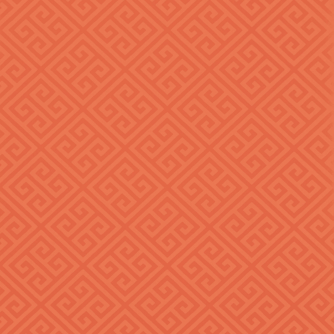 MAZE - Coral by Thibaut Wallpaper