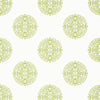 HALIE CIRCLE - Green by Thibaut Wallpaper