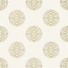 HALIE CIRCLE - Beige by Thibaut Wallpaper