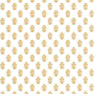 Corwin Gold on White T36404 by Thibaut Wallpaper