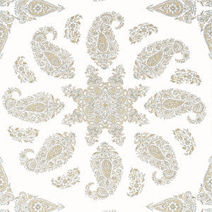 East India Beige T36427 By Thibaut Wallpaper