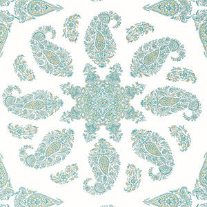 East India Seaglass T36428 by Thibaut Wallpaper