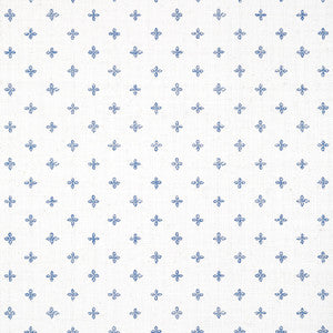 Bethany Navy on White T36451 by Thibaut Wallpaper